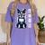USA Flag Boston Terrier Best Dog Mom Ever 2025 Women's Comfort Colors T-Shirt Violet
