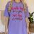 Visually Impaired Teacher Braille Bible Verse Walk By Faith Women's Comfort Colors T-Shirt Violet Visually Impaired Teacher Braille Bible Verse Walk By Faith Women's Comfort Colors T-Shirt Violet