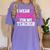 I Wear Pink For My Teacher Breast Cancer Awareness Women's Comfort Colors T-Shirt Violet