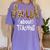 Wild About Teaching Teacher Student First Day Of School Women's Comfort Colors T-Shirt Violet Wild About Teaching Teacher Student First Day Of School Women's Comfort Colors T-Shirt Violet