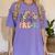 Wildflower Pre-K Preschool Team Floral Teacher Girls Women's Comfort Colors T-Shirt Violet