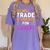 Will Trade Students For Candy Cute Halloween Costume Teacher For Men Women Kids Women's Comfort Colors T-Shirt Violet