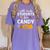 Will Trade Students For Candy Teacher Cute Halloween Women's Comfort Colors T-Shirt Violet Will Trade Students For Candy Teacher Cute Halloween Women's Comfort Colors T-Shirt Violet