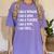 Woman Mom Teacher Wife TIRED T Shirt Cute Mom Teacher Shirts Women's Comfort Colors T-Shirt Violet