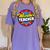Wonder Teacher Super Woman Power Superhero Back To School Women's Comfort Colors T-Shirt Violet