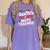 Xmas Lighting Santa's Favorite Math Teacher Christmas Women's Comfort Colors T-Shirt Violet Xmas Lighting Santa's Favorite Math Teacher Christmas Women's Comfort Colors T-Shirt Violet