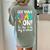100th Day Of School Get Your Cray On Teacher Women's Comfort Colors T-Shirt Back Print Bay