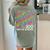100th Day Of School Teacher Kids 100 Days Math Numbers Women's Comfort Colors T-Shirt Back Print Bay