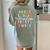 Alphabet ABC Elemeno Teacher Student Back To School Women's Comfort Colors T-Shirt Back Print Bay