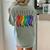 Art Teacher For Women Art Teacher Clothes Women's Comfort Colors T-Shirt Back Print Bay