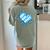 Bavarian Flag As Heart Blue Diamond Bavaria Women's Comfort Colors T-Shirt Back Print Bay