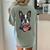 Boston Terrier American Flag Women's Comfort Colors T-Shirt Back Print Bay