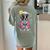 Boston Terrier Boston Bull Terrier Women's Comfort Colors T-Shirt Back Print Bay