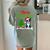Boston Terrier Christmas Tree Lights Xmas Dog Lover Women's Comfort Colors T-Shirt Back Print Bay