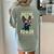 Boston Terrier Dad Boston Bull Bostie Dog Women's Comfort Colors T-Shirt Back Print Bay