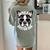 Boston Terrier Dad Father’s Day Dog Dad Men’s Women's Comfort Colors T-Shirt Back Print Bay