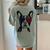 Boston Terrier Dog 4th July America USA Flag Men Women Kids Women's Comfort Colors T-Shirt Back Print Bay