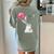Boston Terrier Dog Blowing Chewing Bubble Gum Pink Women's Comfort Colors T-Shirt Back Print Bay