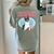 Boston Terrier Grandma Bostie Dog Owner Boston Terrier Men Women Women's Comfort Colors T-Shirt Back Print Bay
