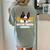 Boston Terrier Grandpa Dog Owner Boston Terrier Women's Comfort Colors T-Shirt Back Print Bay