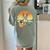 Boston Terrier Guitar Retro Women's Comfort Colors T-Shirt Back Print Bay