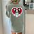 Boston Terrier Heart Cute Puppy Lover Or Dog Owner Women's Comfort Colors T-Shirt Back Print Bay