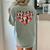 Boston Terrier Heart Valentine Boston Terrier Women's Comfort Colors T-Shirt Back Print Bay