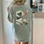 Boston Terrier Japanese Kanagawa Wave Surf Dog Women's Comfort Colors T-Shirt Back Print Bay