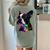 Boston Terrier Lovers Colorful Pop Art Boston Terrier Women's Comfort Colors T-Shirt Back Print Bay