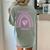 Boston Terrier Mama Cute Rainbow Paw Heart Shape Women's Comfort Colors T-Shirt Back Print Bay