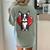 Boston Terrier Mom Dad Bostie Dog Lover Valentines Day Women's Comfort Colors T-Shirt Back Print Bay