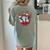 Boston Terrier Santa Claus Elf Reindeer Christmas Dog X-Mas Women's Comfort Colors T-Shirt Back Print Bay