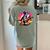 Boston Terrier Wearing A Cowboy Hat On T-Rex Women's Comfort Colors T-Shirt Back Print Bay