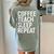 Coffee Teach Sleep Repeat Shirt Coffee Men Women Teacher Women's Comfort Colors T-Shirt Back Print Bay