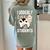 Cow Teacher Lover Women's Comfort Colors T-Shirt Back Print Bay