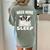 Cute Boston Terrier Need More Sleep Pajamas Nightgown Women's Comfort Colors T-Shirt Back Print Bay