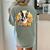 Cute Boston Terrier Spring Flower Garden Colorful Puppy Dog Women's Comfort Colors T-Shirt Back Print Bay