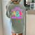 Are You Fall-O-Ween Directions Teacher Ghost Halloween Women's Comfort Colors T-Shirt Back Print Bay
