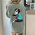 Father's Day Gift Dog Dad Boston Terrier i Love Dad Tattoo Women's Comfort Colors T-Shirt Back Print Bay