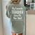 My Favorite Teacher Gave Me This Shirt Dad Daughter Women's Comfort Colors T-Shirt Back Print Bay