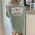 Floral ECSE Early Childhood Special Education SPED Teacher Women's Comfort Colors T-Shirt Back Print Bay