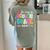 In My Fourth Grade Era 4th Grade Girl Teacher Back To School Women's Comfort Colors T-Shirt Back Print Bay