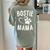 Fun Bostie Mama Dog Lover Apparel Boston Terrier Mom Women's Comfort Colors T-Shirt Back Print Bay