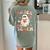 Groovy Halloween Trick Or Teach Retro Floral Ghost Teacher Women's Comfort Colors T-Shirt Back Print Bay