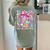 Groovy Teacher Cute Coquette Bow Flower Retro Back To School Women's Comfort Colors T-Shirt Back Print Bay