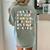 Halloween Alphabet ABCs Learning Kindergarten Teacher Men Women Kids Women's Comfort Colors T-Shirt Back Print Bay