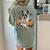 Halloween Boston Terrier Ghost Women's Comfort Colors T-Shirt Back Print Bay