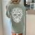 Halloween Costume Skull Boston Terrier Dog Lover Women's Comfort Colors T-Shirt Back Print Bay