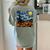 Halloween Pumpkin Starry Night Van Gogh Art Teacher Women's Comfort Colors T-Shirt Back Print Bay