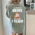 Halloween Teacher Tee My Broom Broke So Now I Teach Women's Comfort Colors T-Shirt Back Print Bay